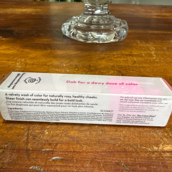 The Crème Shop Pink Velvet Cheeky Liquid Blush - Picture 3 of 6